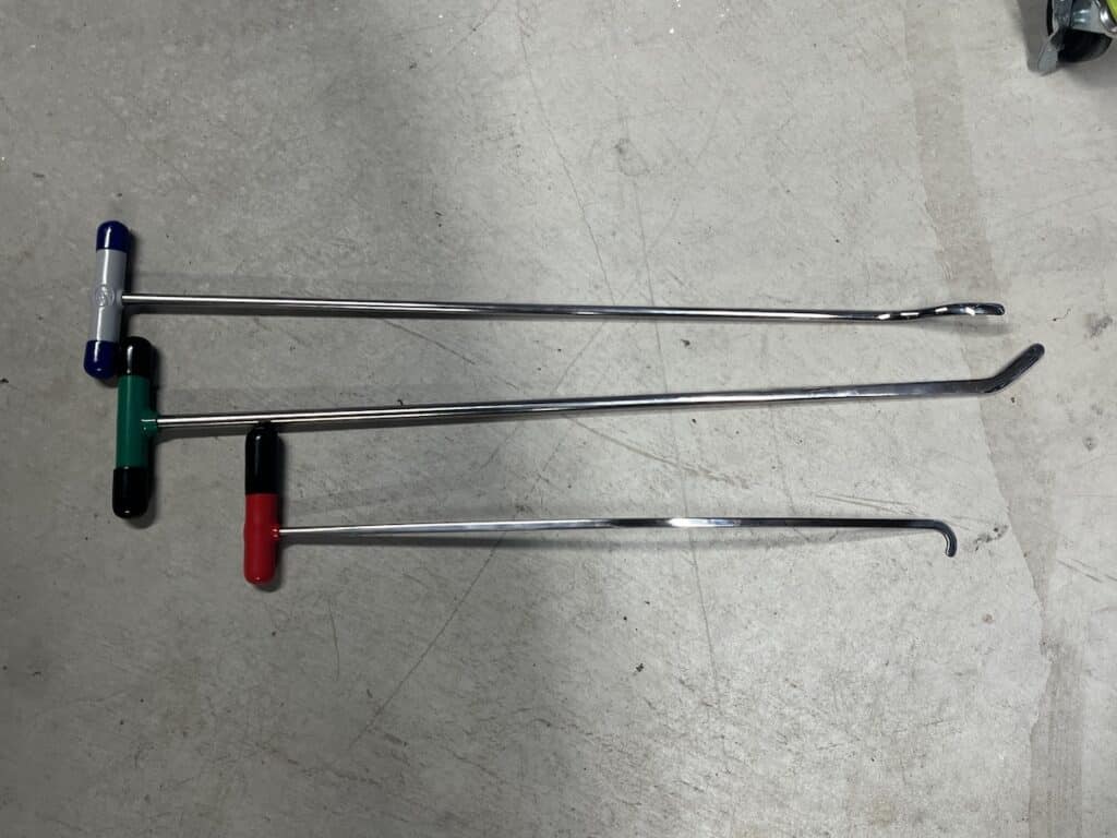 線状のヘコミをSTANLINER製のツールで直しました! Stanlinerツール